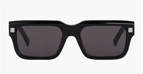 Givenchy GV40039U 01A Sunglasses Shiny Solid Black/Smoke .